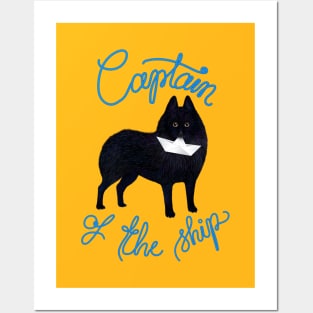 Captain Schipperke Posters and Art